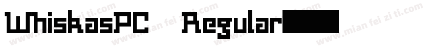WhiskasPC Regular字体转换